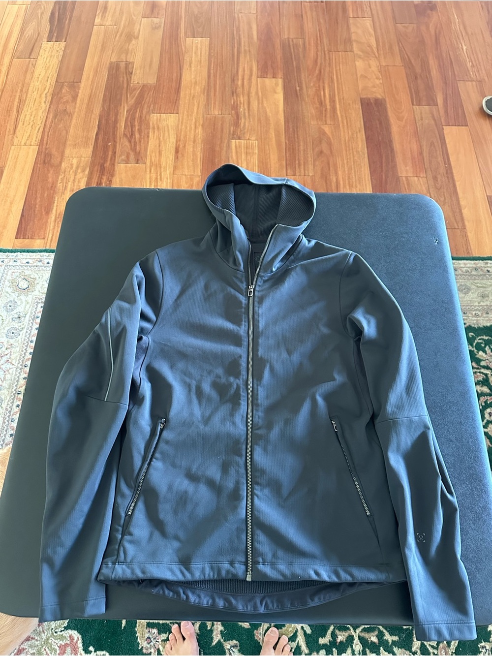 Lululemon Men's Hooded Softshell Jacket - Slate Gray